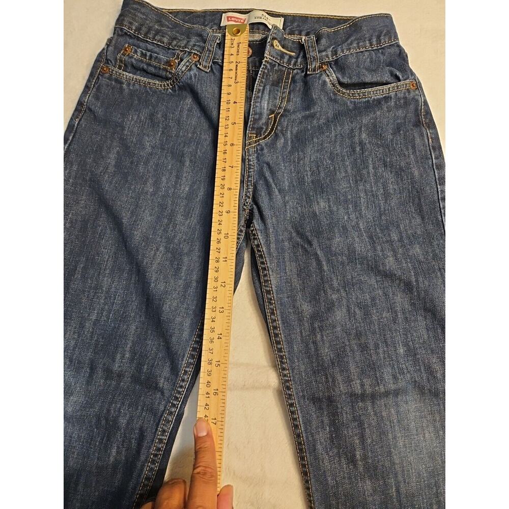 Levi's BOYS 514 SIZE 14 Regular 27x27 Straight Jeans Denim - Picture 6 of 11